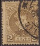 Spain 1901 Alfonso XIII 2 CTS Marron Edifil 241. 241 u. Uploaded by susofe